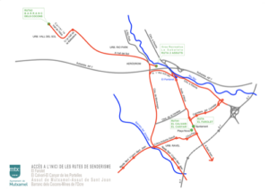 Mutxamel Naturaleza y Senderismo PLANO ACCESO RUTAS SENDERISMO