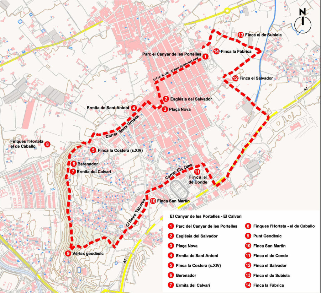 Ruta El canyar de les portelles - el calvari